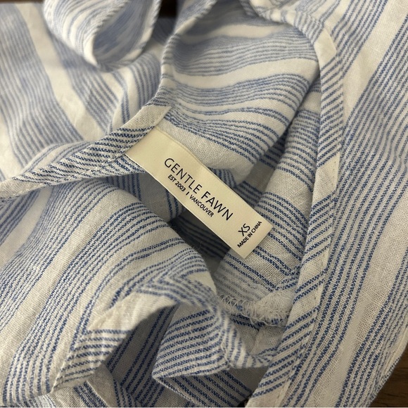 Gentle Fawn Striped Blue and White Camisole XS - Picture 4 of 8